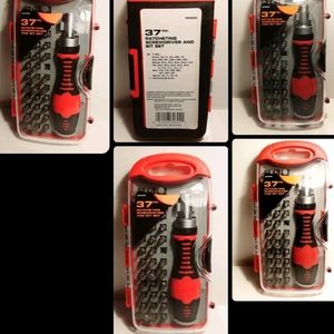 Screwdriver Ratcheting Set 37 Bit Mechanics Tool Set - Brand New